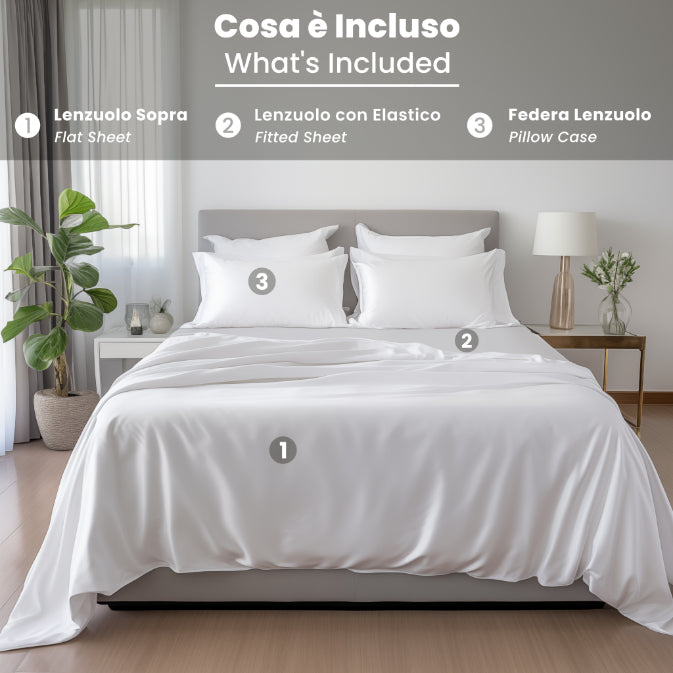 Lenzuola moderne HomeLife: 100% Made in Italy per un sonno da sogno