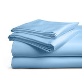 Lenzuola moderne HomeLife: 100% Made in Italy per un sonno da sogno Azzurro