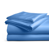 Lenzuola moderne HomeLife: 100% Made in Italy per un sonno da sogno Blu