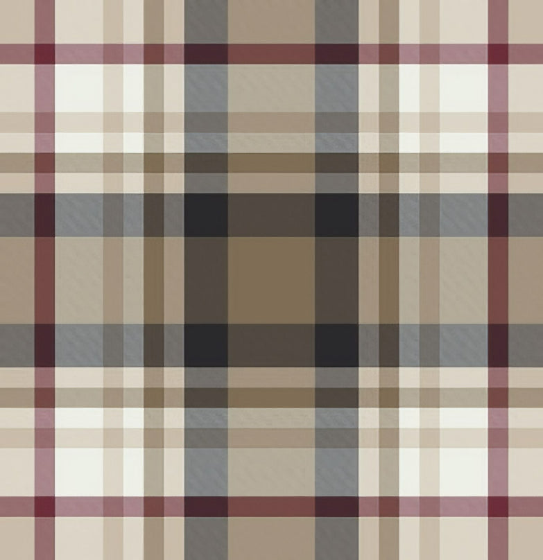 Set lenzuola in Flanella con Trattamento Antipilling - Tartan Beige