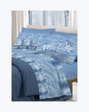 Set Lenzuola Letto in Cotone Made in Italy - Completo Letto Stampa New York