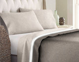 Set lenzuola in Flanella con Trattamento Antipilling - Micromaculato Grigio
