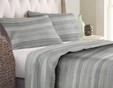 Set lenzuola in Flanella con Trattamento Antipilling - Grigio