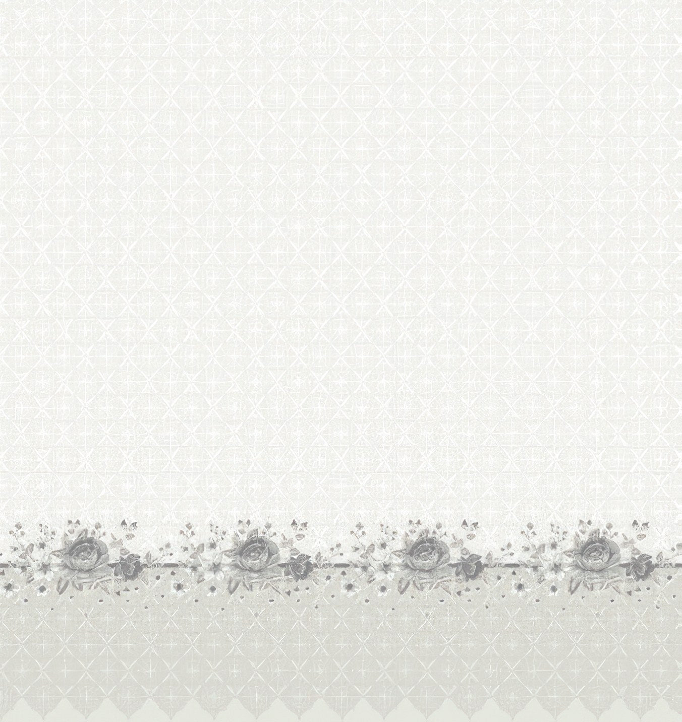 Set lenzuola in Flanella con Trattamento Antipilling - Flori Grigio