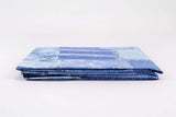 Set Lenzuola in Cotone / Completo Letto Fantasia Patchwork Blu