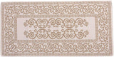 Tappeto Bagno in Cotone con Decorazione Barocca