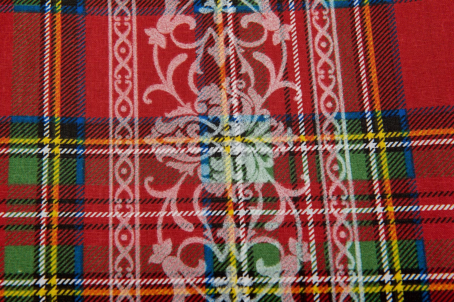 Set Lenzuola Letto in Cotone Made in Italy - Completo Letto Tartan con Cervi