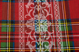 Set Lenzuola Letto in Cotone Made in Italy - Completo Letto Tartan con Cervi