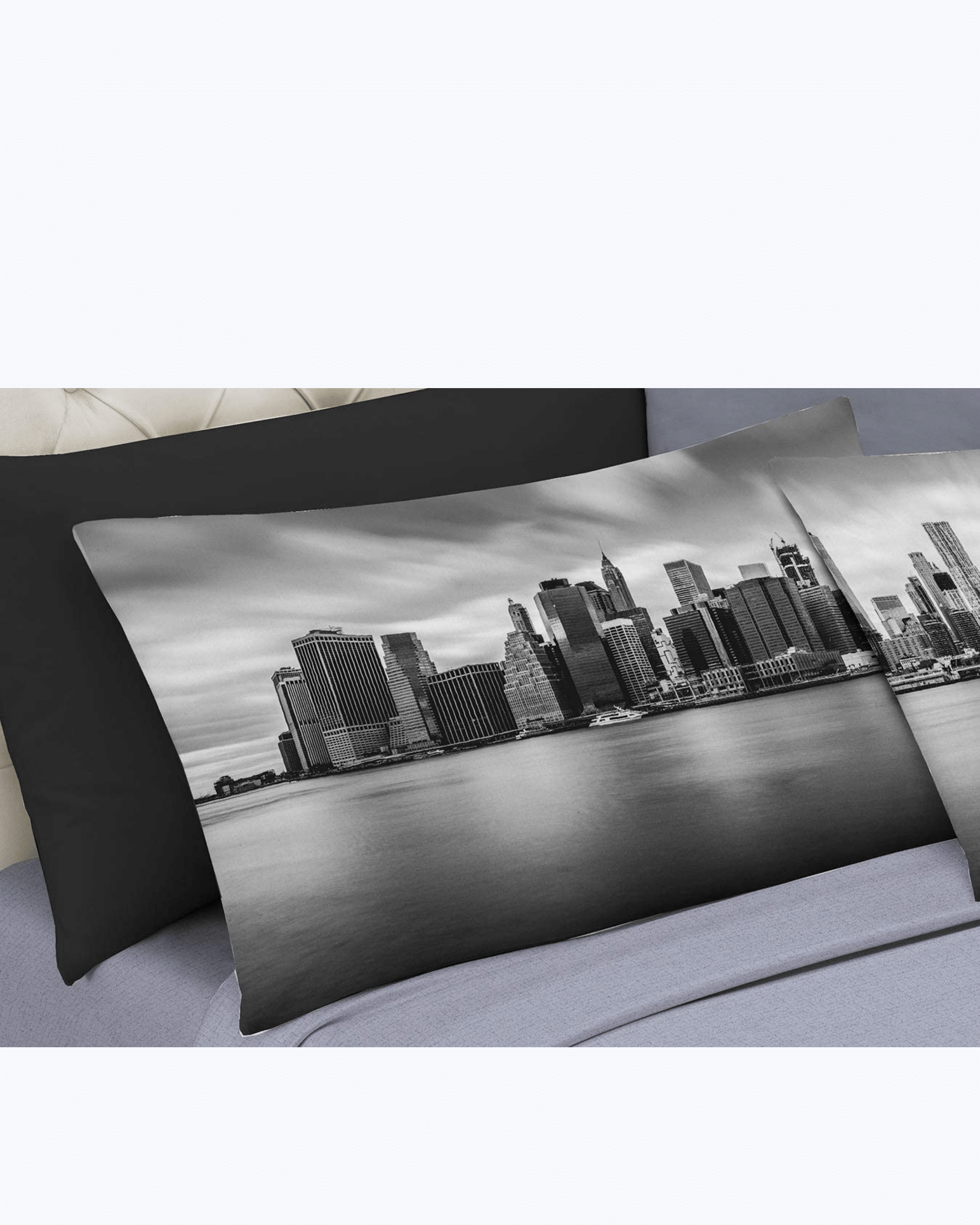 Set Lenzuola Letto Matrimoniale Made in Italy - Stampa New York