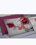 Set Lenzuola Letto Matrimoniale Made in Italy - Fantasia Rose