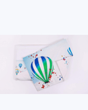 Set Lenzuola in Cotone - Completo Letto con Fantasia Mongolfiere