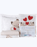 Set Lenzuola Letto in Cotone Made in Italy - Completo Letto Stampa Gattini