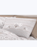 Set Lenzuola Letto in Cotone Made in Italy - Completo Letto Stampa Cuori