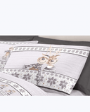Set Lenzuola Letto in Cotone Made in Italy - Completo Letto Stampa Renna