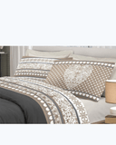 Set Lenzuola Letto in Cotone Made in Italy - Completo Letto Stile Tirolese