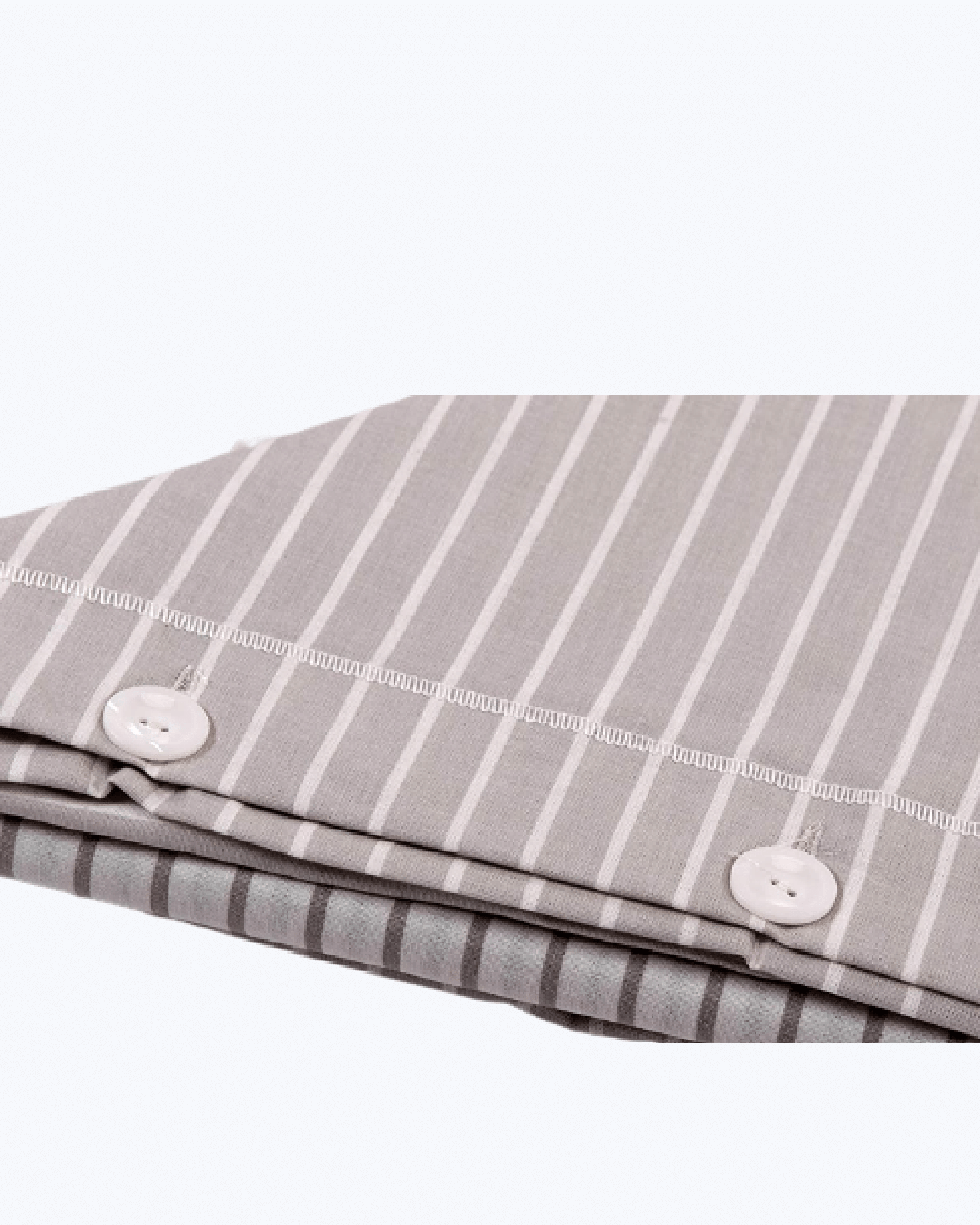 Set Lenzuola in Cotone - Completo Letto con Righe Sottili