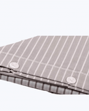 Set Lenzuola in Cotone - Completo Letto con Righe Sottili