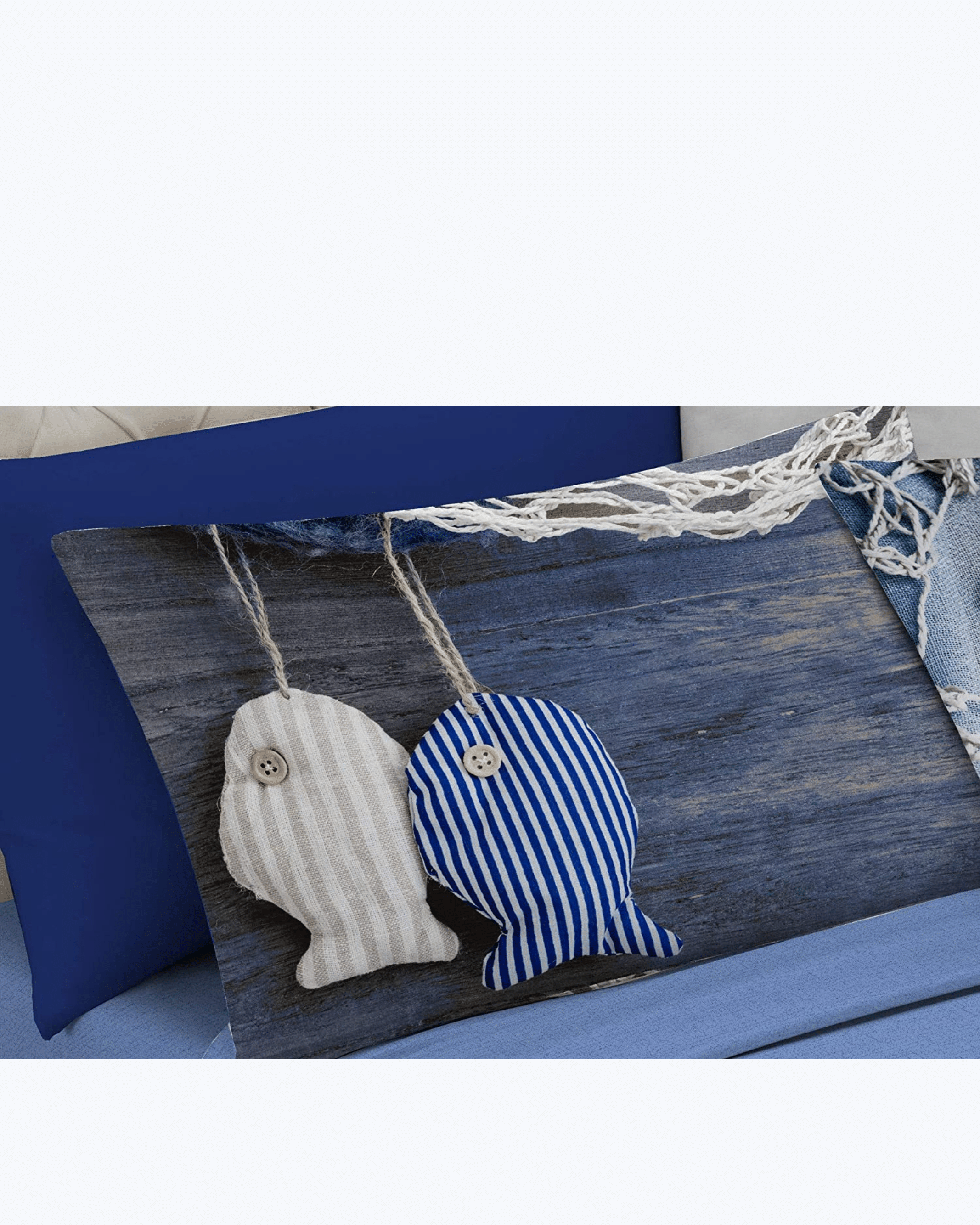 Set Lenzuola Letto Matrimoniale Made in Italy - Fantasia Spiaggia