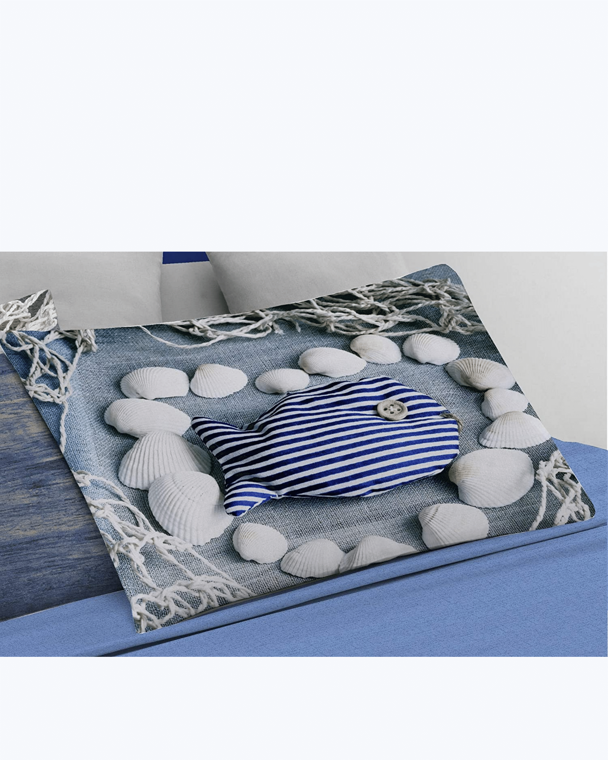 Set Lenzuola Letto Matrimoniale Made in Italy - Fantasia Spiaggia