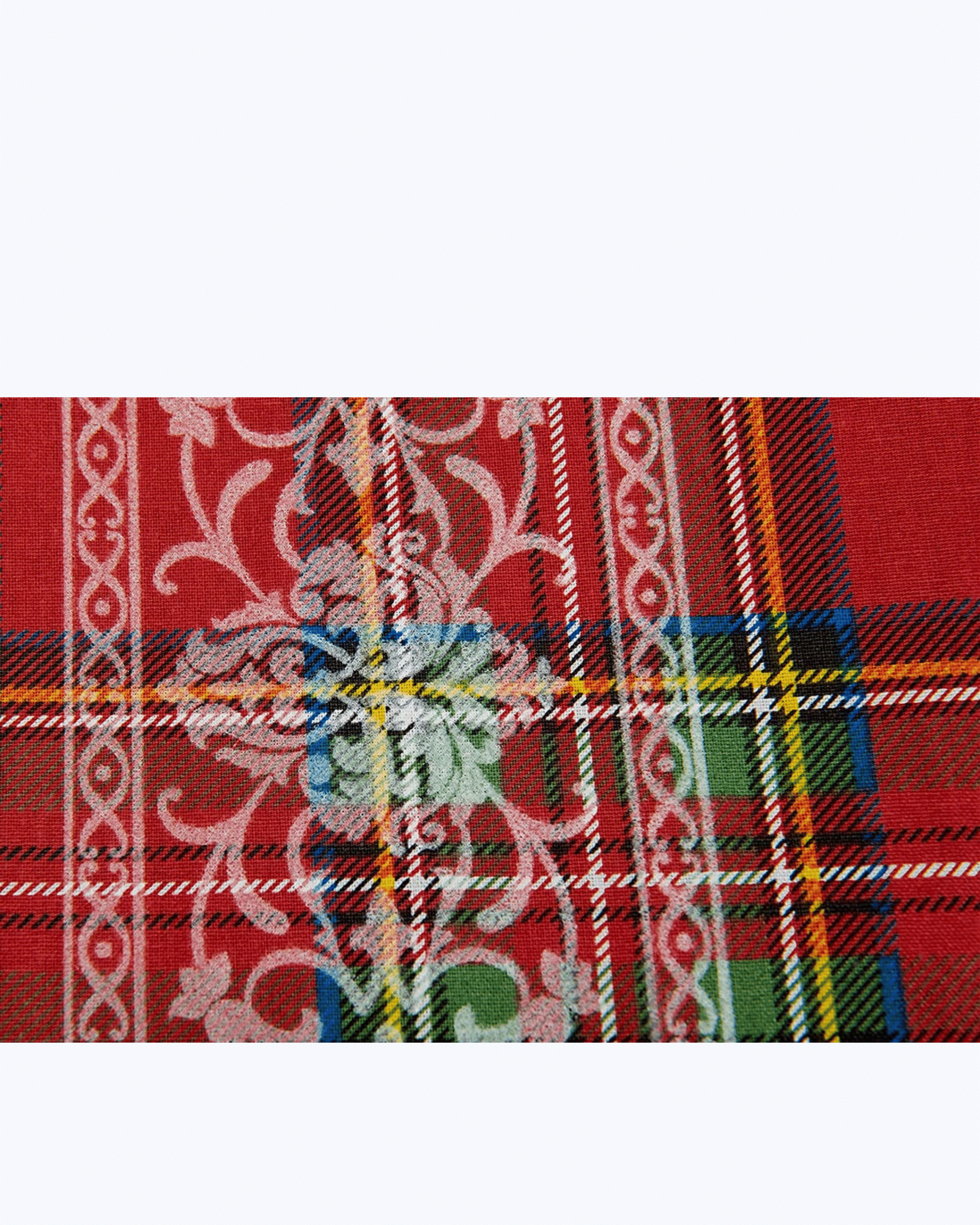 Set Lenzuola Letto in Cotone Made in Italy - Completo Letto Tartan con Cervi