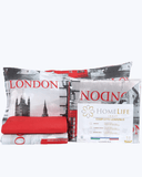 Set Lenzuola in Cotone - Completo Fantasia città Londra
