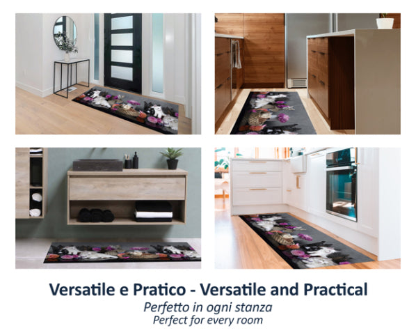 Tappeti Cucina Moderni e Antiscivolo | Passatoie PVC #463.CATROOM