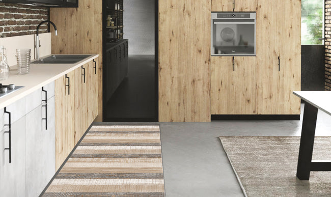 Tappeti Cucina Moderni e Antiscivolo | Passatoie PVC Listoni in Legno