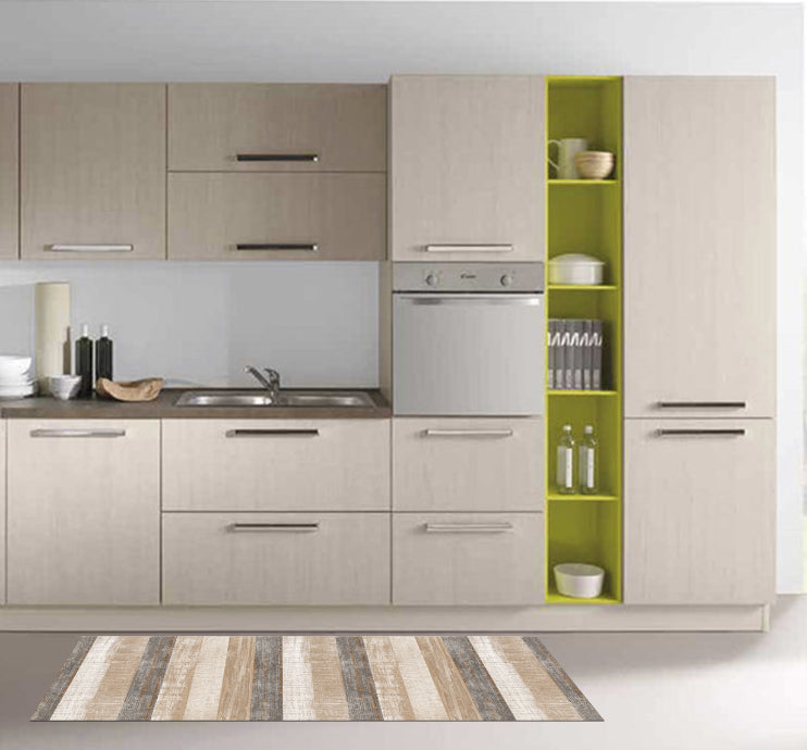 Tappeti Cucina Moderni e Antiscivolo | Passatoie PVC Listoni in Legno