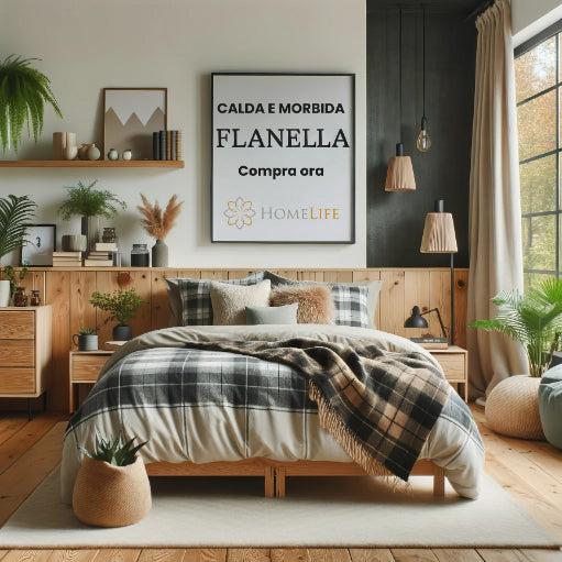 Set lenzuola in Flanella con Trattamento Antipilling - Patchwork