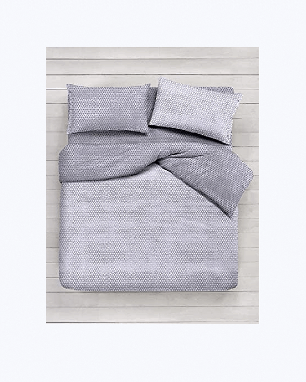 Copriletto Singolo Primaverile Estivo in Piquet ad Effetto maculato Grigio - Coperta Letto alla Francese Grigio
