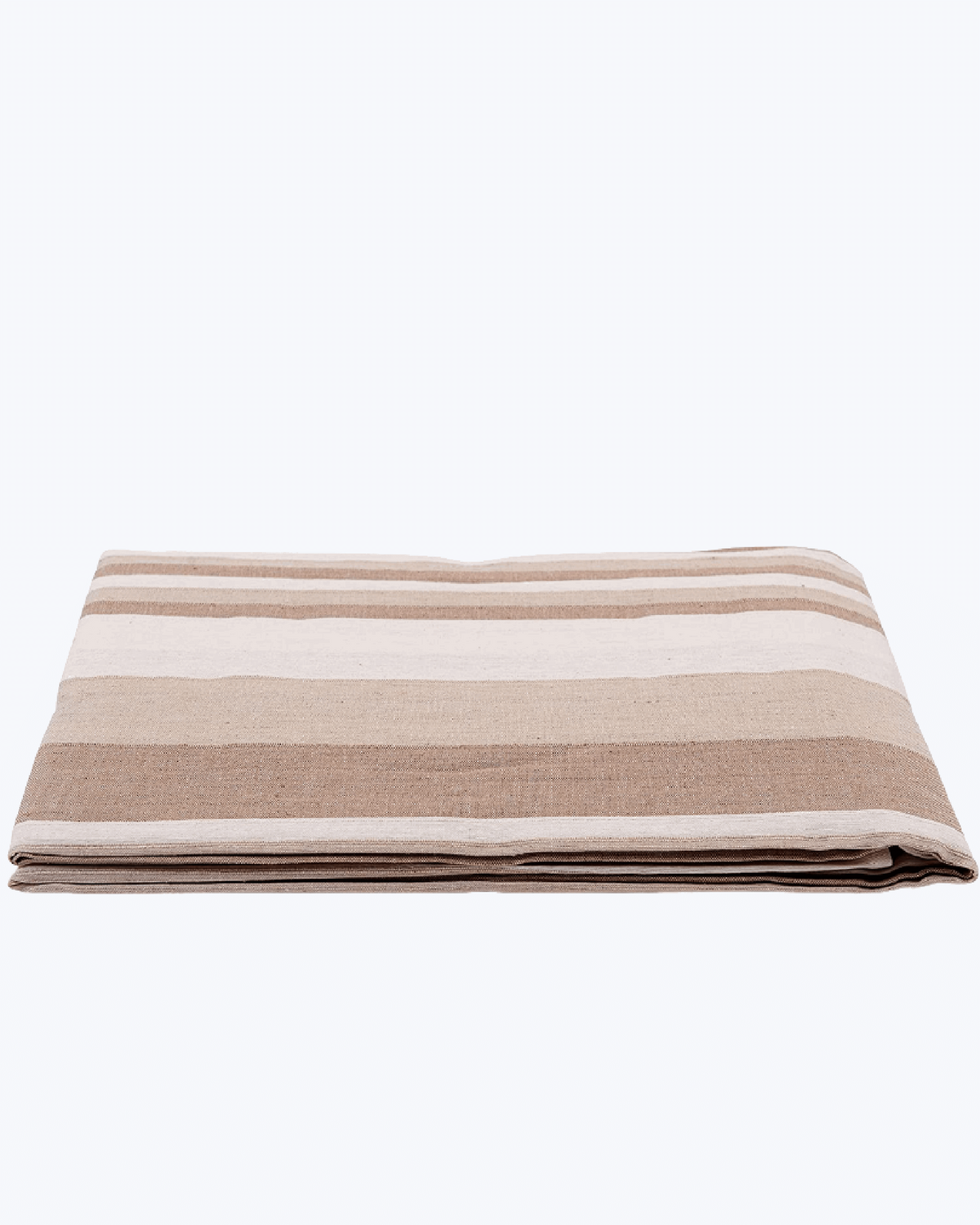 Copriletto Singolo Primaverile Estivo a Righe - Coperta Letto Singola Cotone Jacquard Rigata Beige