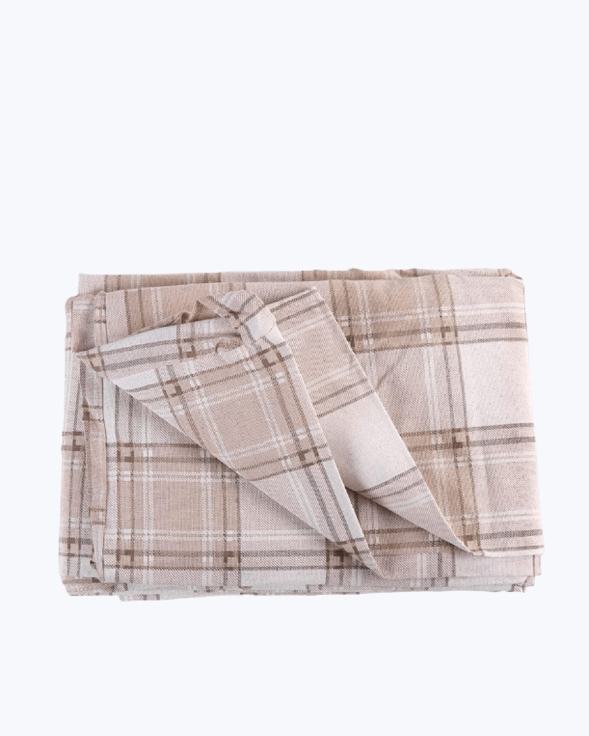 Copripoltrona / Copridivano con Lacci in Cotone | Motivo Scozzese
