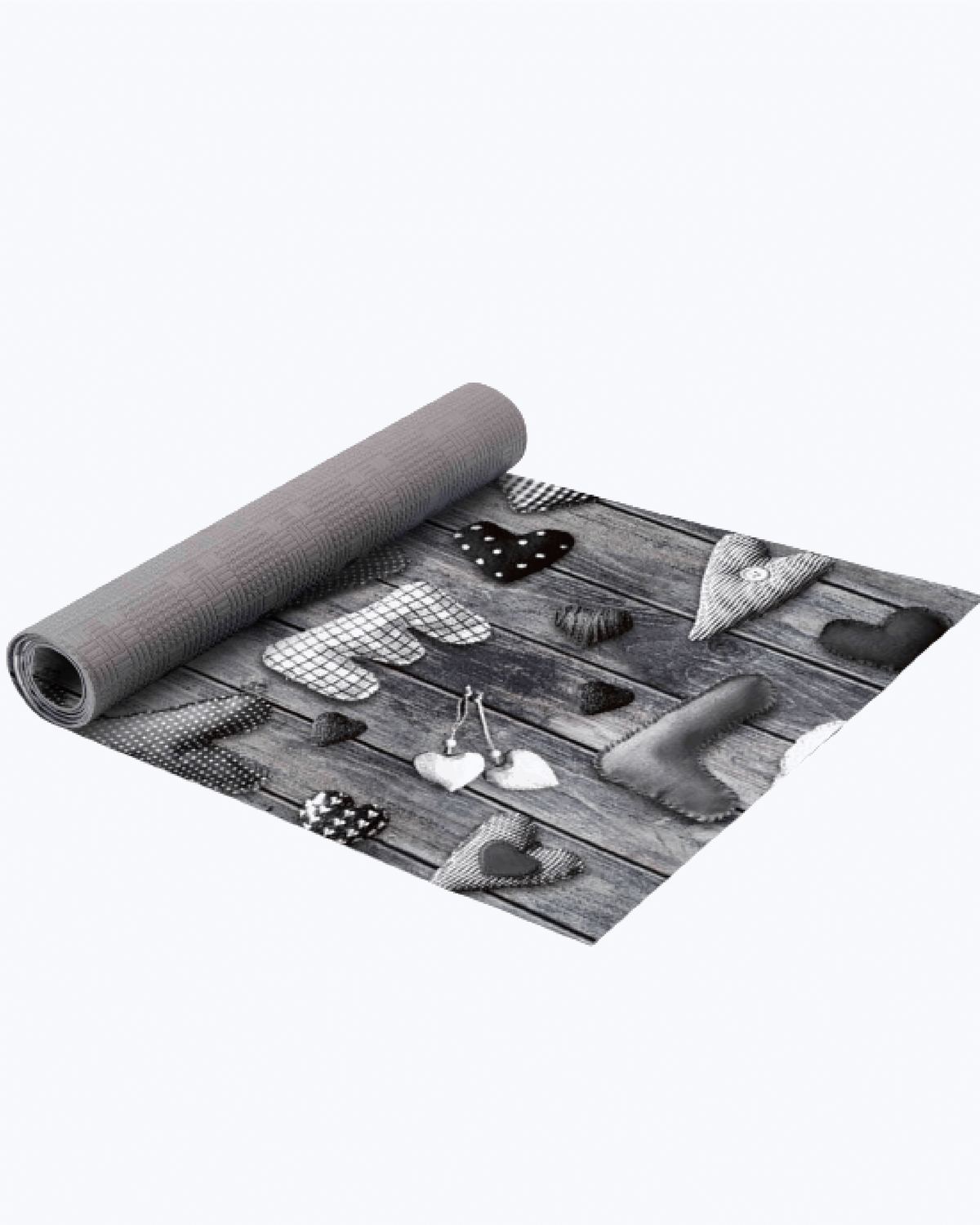 Tappeto Passatoia Antiscivolo e Antimacchia in PVC con Scritta Love