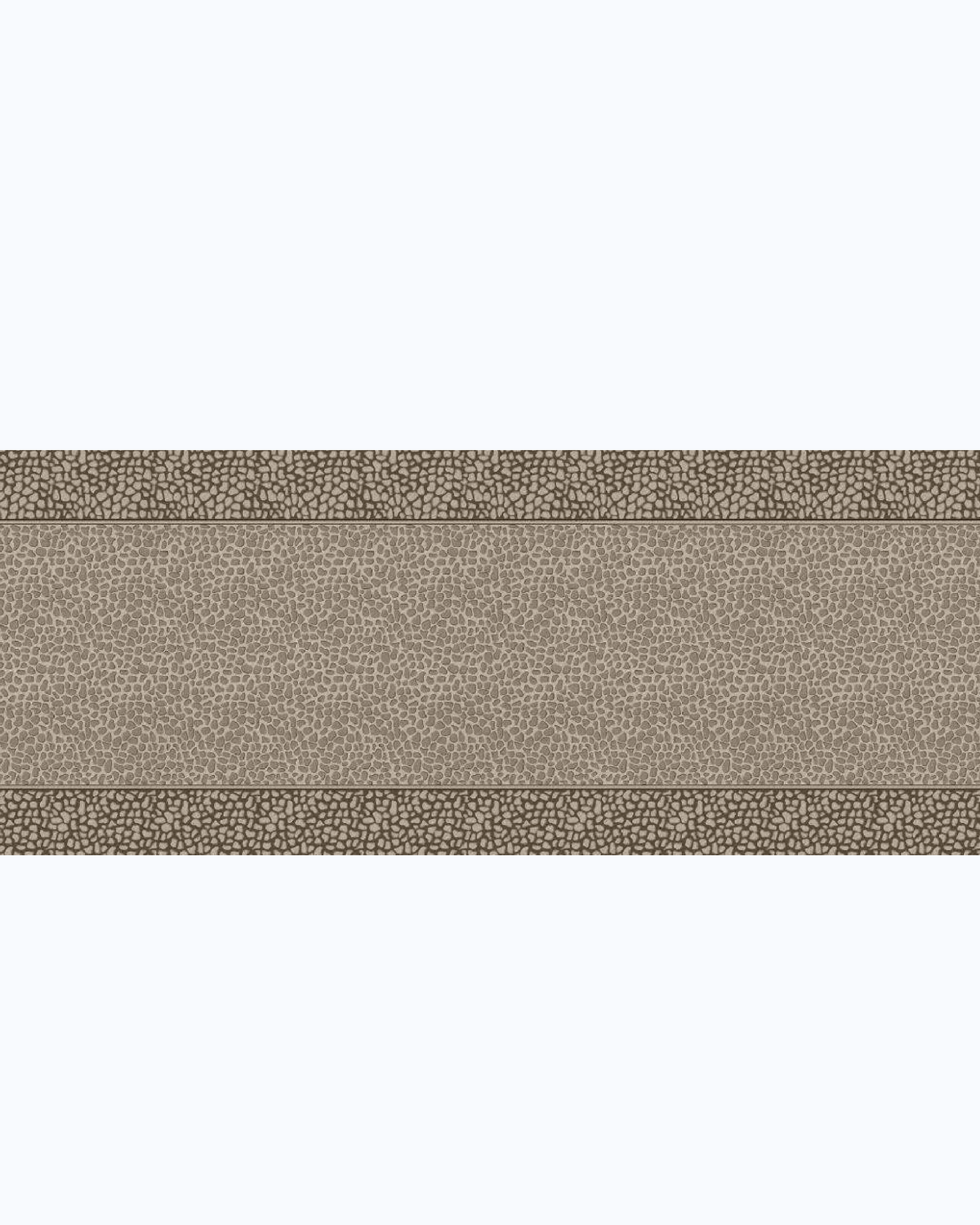 Tappeto Passatoia Antiscivolo e Antimacchia in PVC con Stampa Bourbon Beige