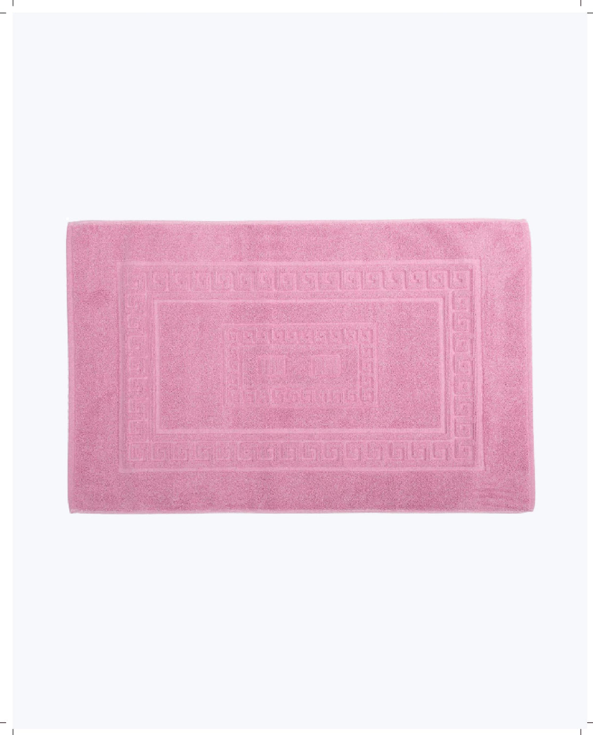 Tappeto Bagno in Cotone Classico ed Elegante Rosa