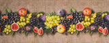 Tappeto Cucina Antimacchia e Antiscivolo | Fichi e uva