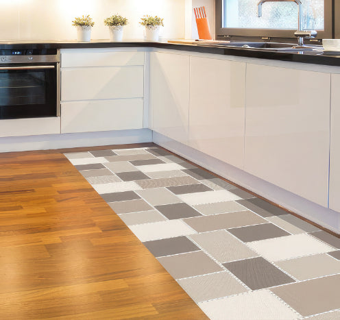 Tappeti Cucina Moderni e Antiscivolo | Passatoie PVC #60.MOSAICOTORTORA