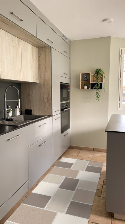 Tappeti Cucina Moderni e Antiscivolo | Passatoie PVC #60.MOSAICOTORTORA