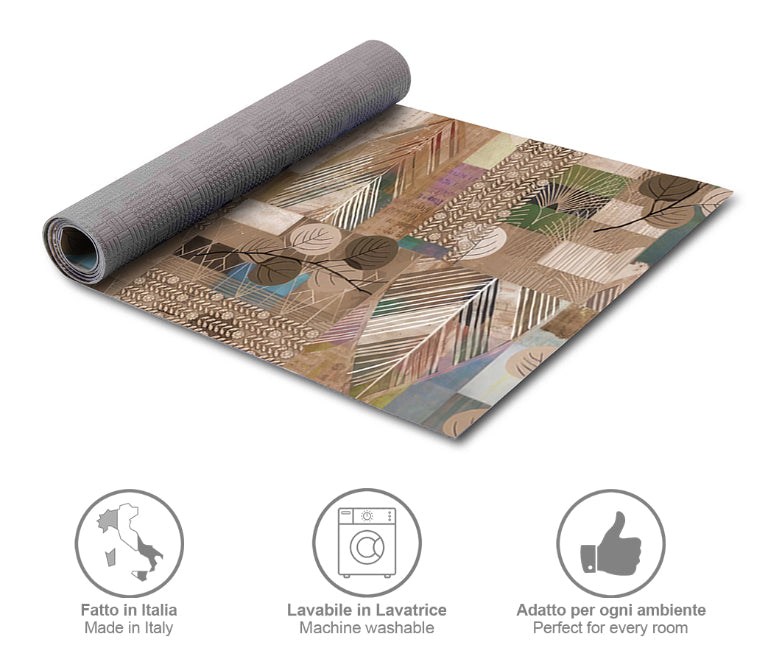 Tappeti Cucina Moderni e Antiscivolo | Passatoie PVC #473C.TULLE