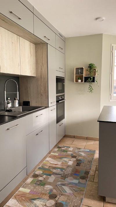 Tappeti Cucina Moderni e Antiscivolo | Passatoie PVC #473C.TULLE