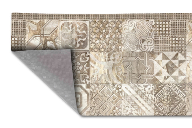 Tappeti Cucina Moderni e Antiscivolo | Passatoie PVC #476C.ATELIER