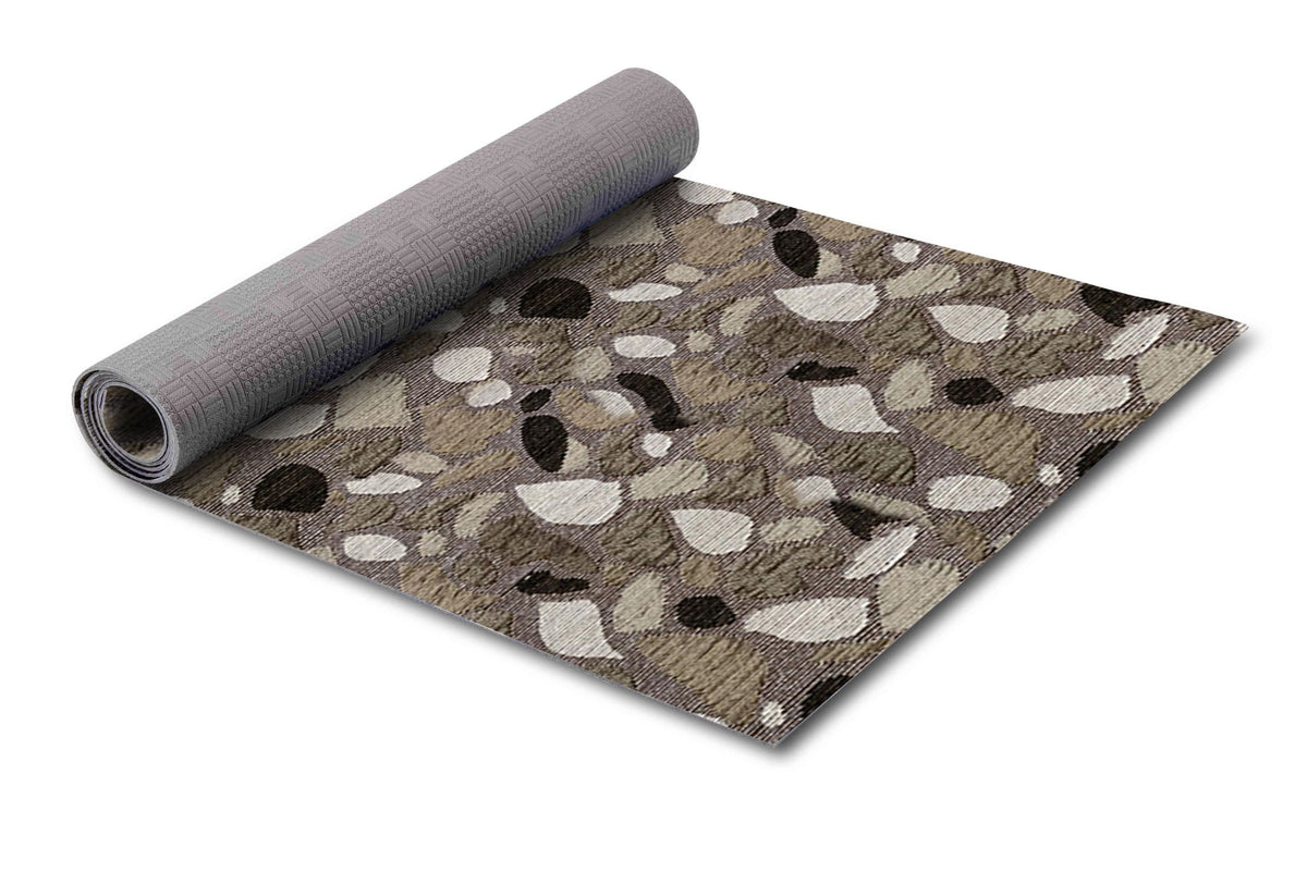 Tappeti Cucina Moderni e Antiscivolo | Passatoie PVC Granito Grigio