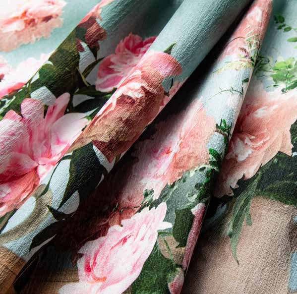 Tappeto Cucina Antimacchia e Antiscivolo | Peonie