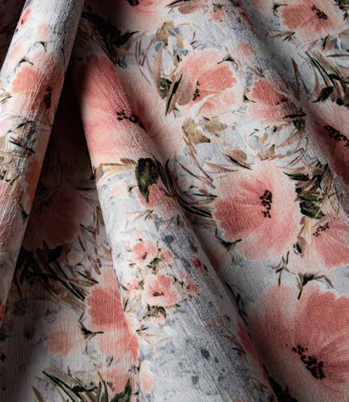Tappeto Cucina Antimacchia e Antiscivolo | Fiori Rosa