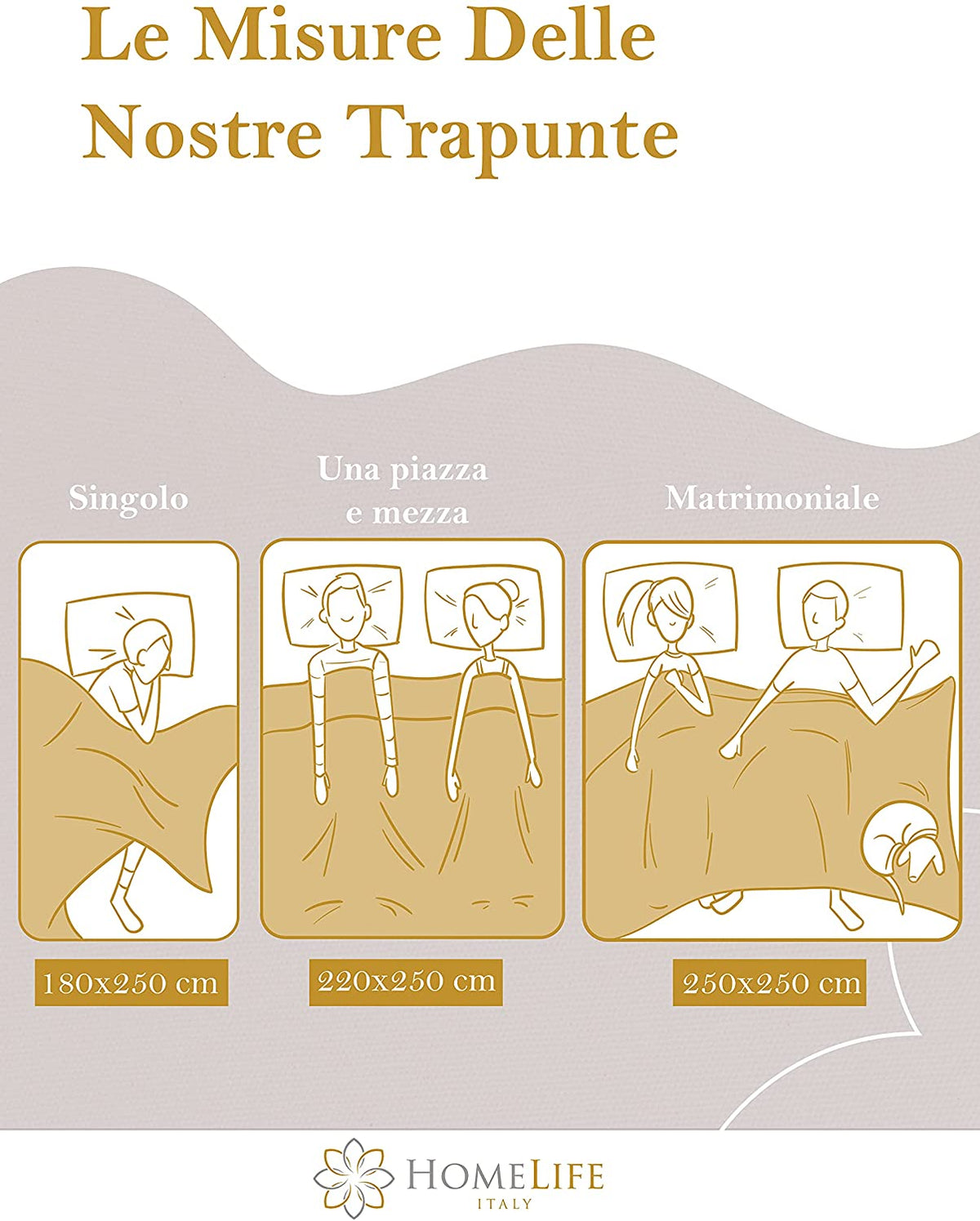 Piumone Invernale 360 gr/mq Made in Italy - Calda Trapunta Invernale Reversibile