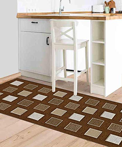 Tappeto Cucina Antimacchia e Antiscivolo | Fantasia a Quadri