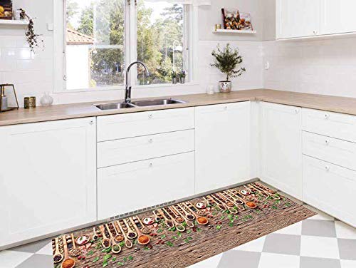 Tappeto Cucina Antiscivolo Lavabile Made in Italy - Fantasie colorate