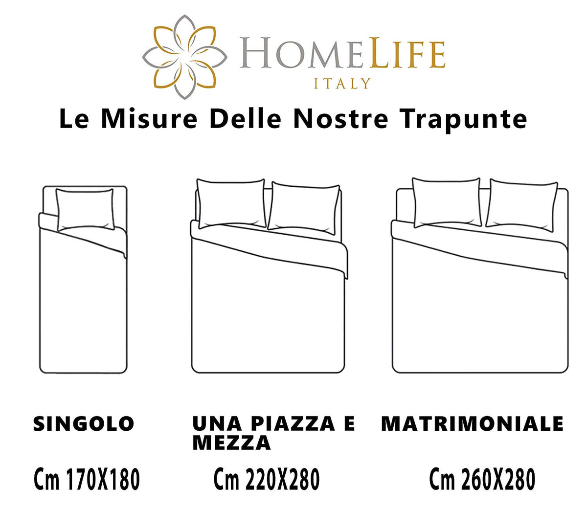 Piumone Invernale 300 gr/mq Made in Italy - Trapunta Invernale Fantasia