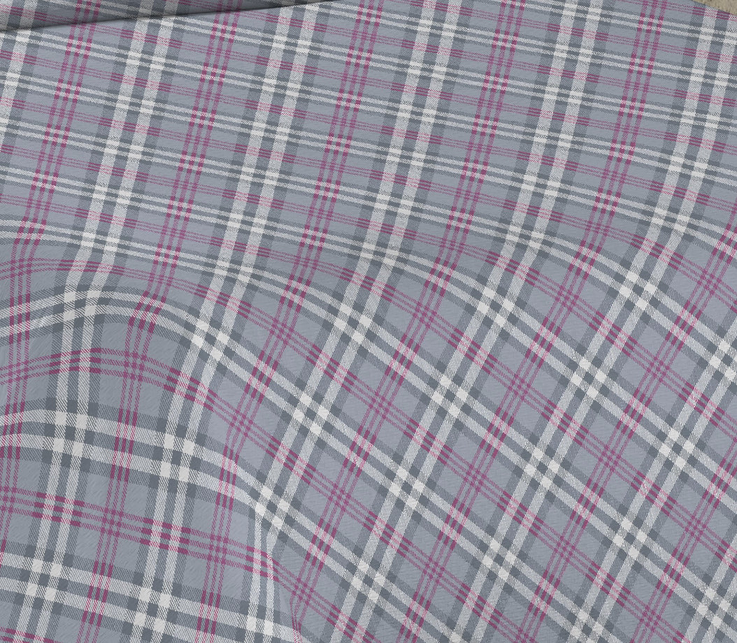 Lenzuolo Copriletto Estivo in Cotone Piquet - Fantasia Tartan