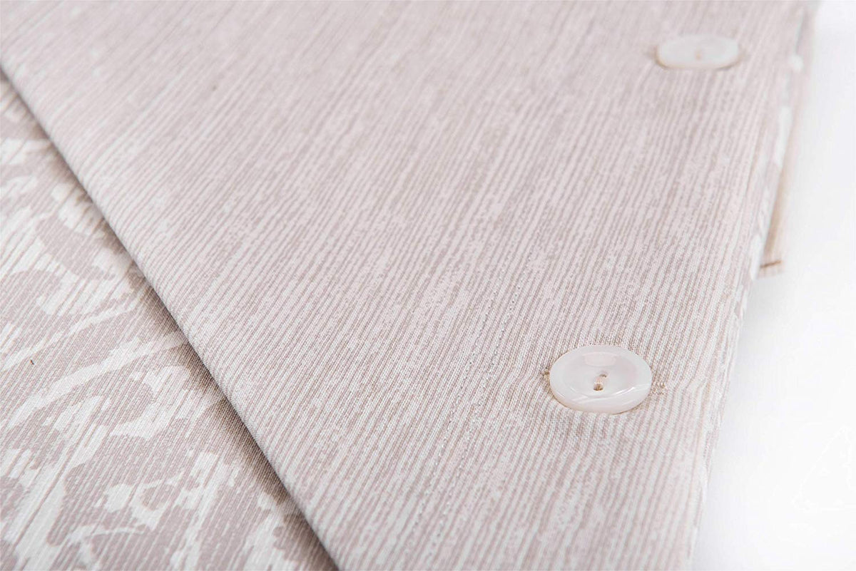 Sacco Copripiumino con Federe in Cotone con decorazione floreale in stile barocco